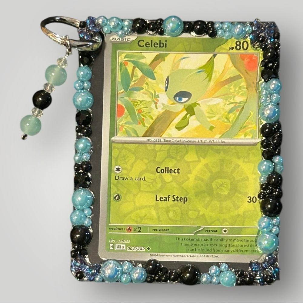 Handmade Decoden Frame with Pokemon Card